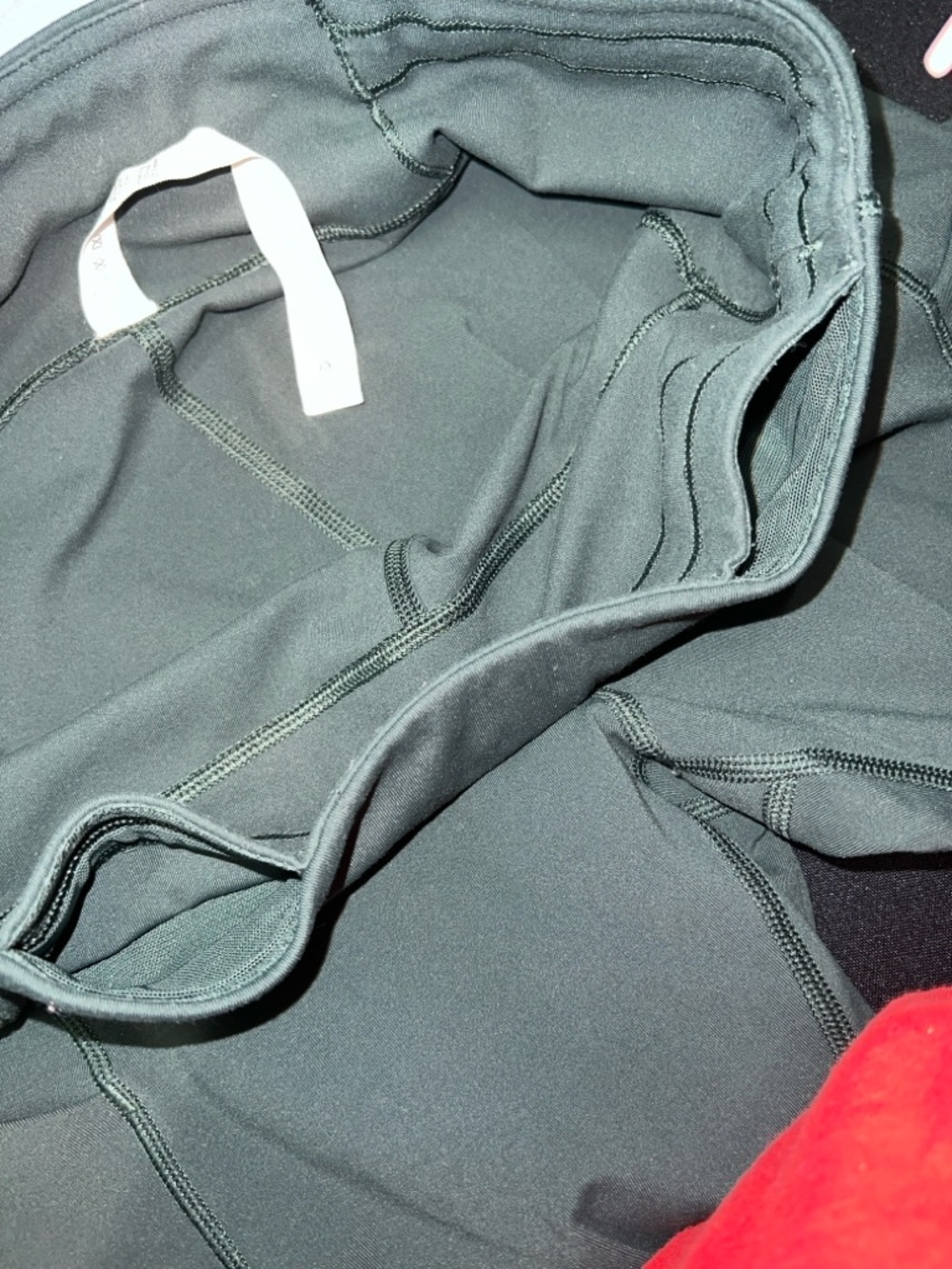 Lululemon Speed Up Tight Dark Green High-Waist Pocket Reflective Leggings - Picture 13 of 15